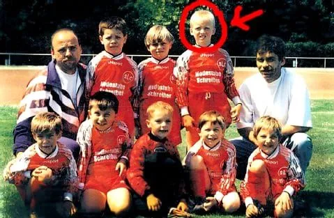 This is Andre Schurrle in his childhood years.