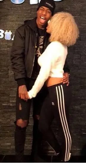 Presnel pictured together with Sarah.
