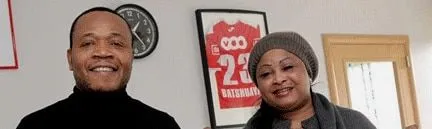 Meet Pino Batshuayi and Viviane Leya Iseka. They are Michy Batshuayi's Parents.