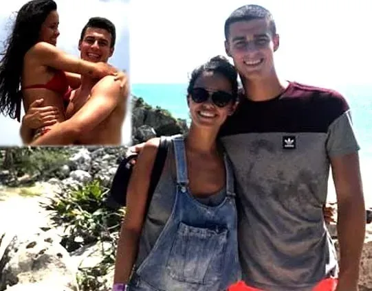 Andrea Perez and Kepa in love mode.