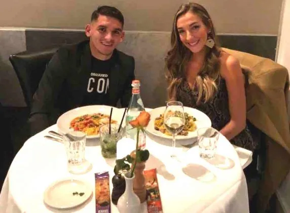 This is Vittoria Repetto, in an evening dinner with her husband.