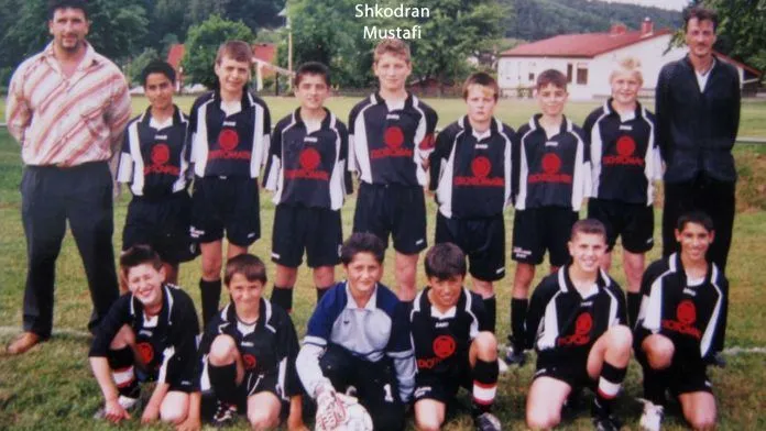 Young Shkodran Mustafi, in his early career days.