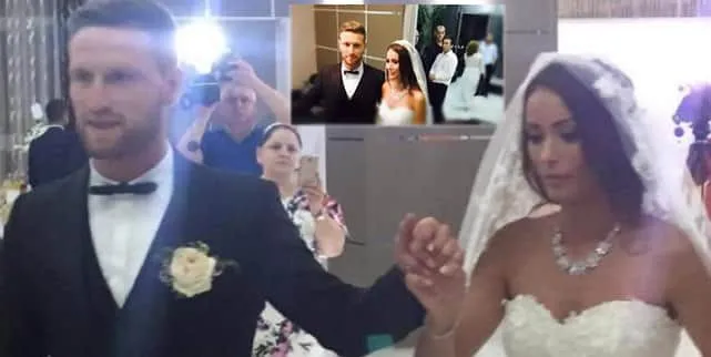 Shkodran Mustafi and Vjosa Kaba wedding.