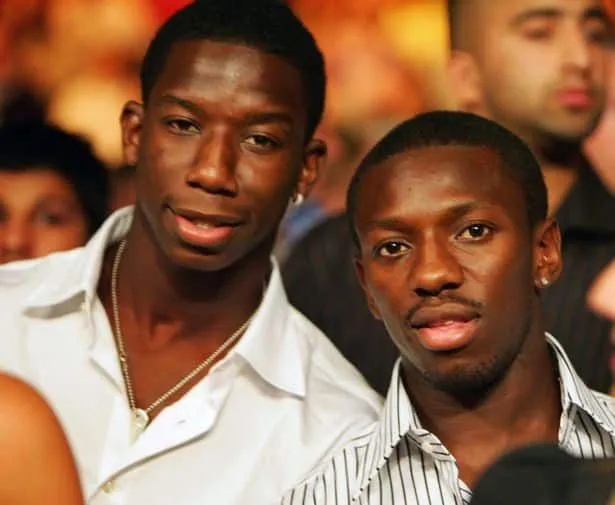 Bradley (left) with his brother Shaun