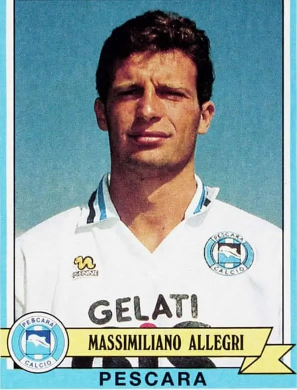 Pescara played an important role in Allegri's development as a player. Credits: Sky Sport.