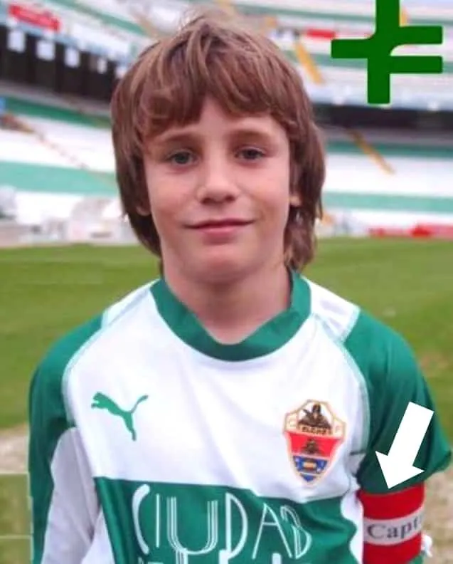 Since his childhood, Saul Niguez has been a leader.