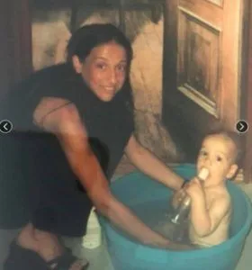 Nicolo Zaniolo with his mum, Francesca Costa. Credit to&nbsp;Orianomattei.