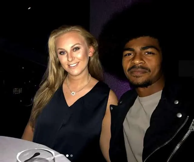 Hamza Choudhury and Olivia Fountain (Credit to Instagram).