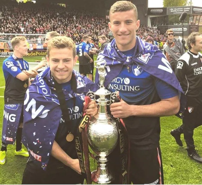 One of Ryan Fraser's career trophies.