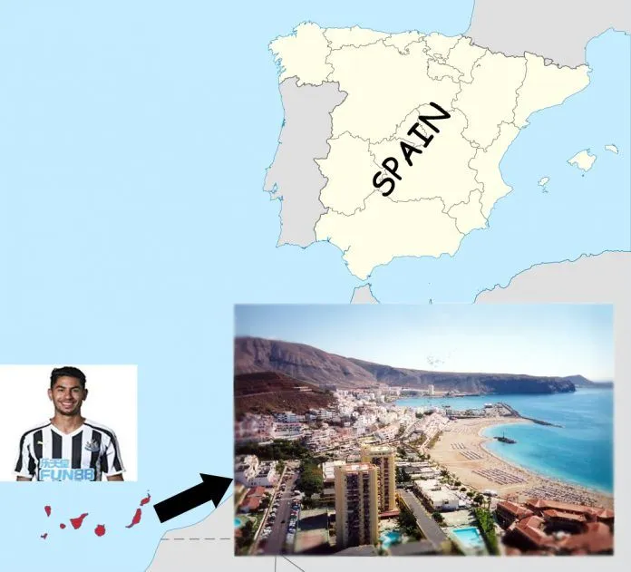 Ayoze Perez's Family Background and Origin. Credit to Traveling with MJ, Premier League and Wikipedia.