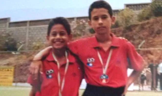 Ayoze Perez pictured left, his brother Samuel pictured right. Credit to Instagram.
