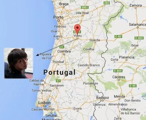 Joao Felix grew up at Viseu in Portugal. Credits: VLP and Maisfutebol.
