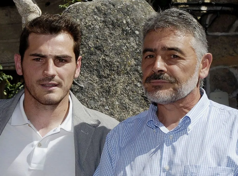 This is Jose Luis alongside his son.