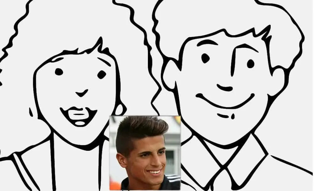 Joao Cancelo was raised by supportive parents whom little is known about. Image Credit: ClipArtStudio and CelebrityUnfold.