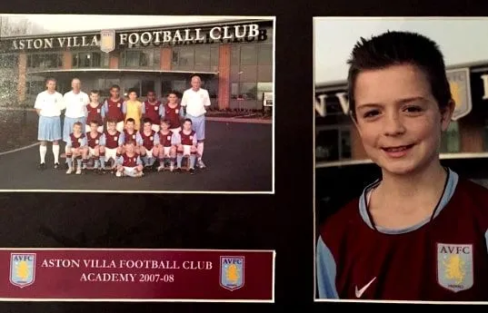 Jack Grealish- Early Career Life with Villa Academy. Credit to IG.