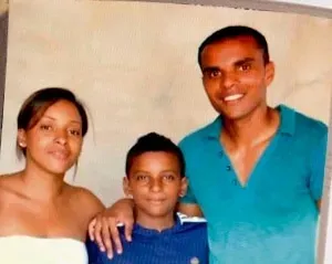Meet Rodrygo Goes' Parents - his Mum (Denise Goes) and Dad (Eric Batista de Goes).