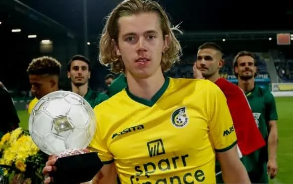 Todd Cantwell helped Fortuna Sittard gain promotion to the Eredivisie. Image Credit: Twitter.