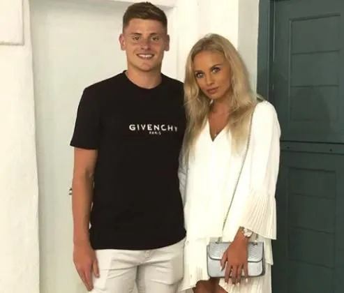 Meet Harvey Barnes Girlfriend. Credit to IG