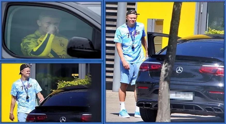 Erling Haaland's Car tells a lot about his person.