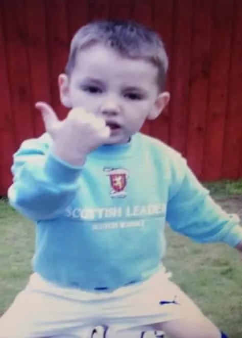 A rare photo of Billy Gilmour growing up at Ardrossan in North Ayrshire, Scotland. Image Credit: Twitter.