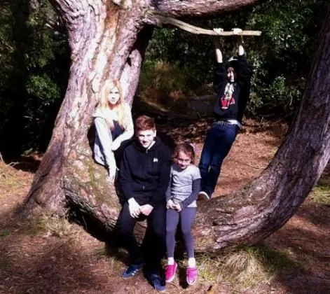 Harvey Barnes grewup with his siblings in Countesthorpe, Leicestershire. Credit to IG
