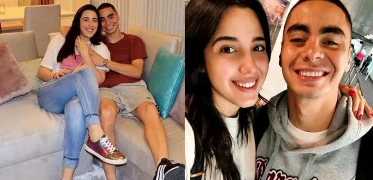 Miguel Almiron y Alexia Notto se asentaron bien en la vida en Newcastle.