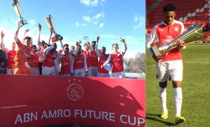 Joe Willock first breakthrough in his youth career years. Credit to Twitter.