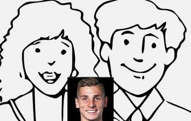 Lucas Digne was raised by parents whom little is known about. Image Credits: ClipArtStation and FotballWikia.