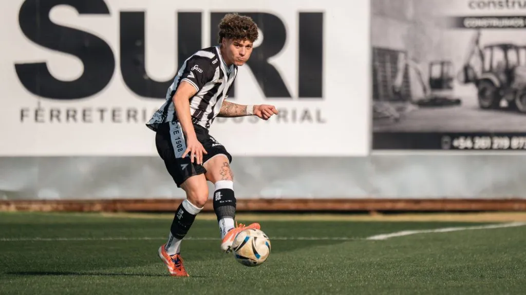 Illustrative stock photo: professional soccer athlete training