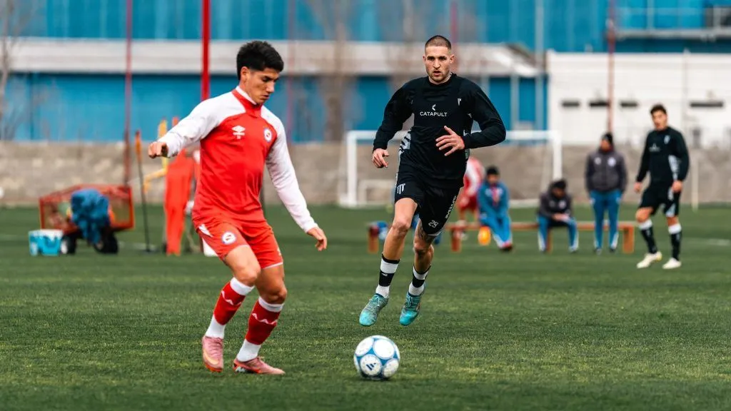Illustrative stock photo: professional soccer training