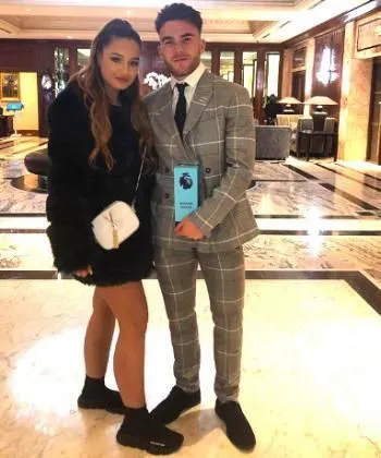 Aaron Connolly has a very supportive girlfriend. Credit to IG