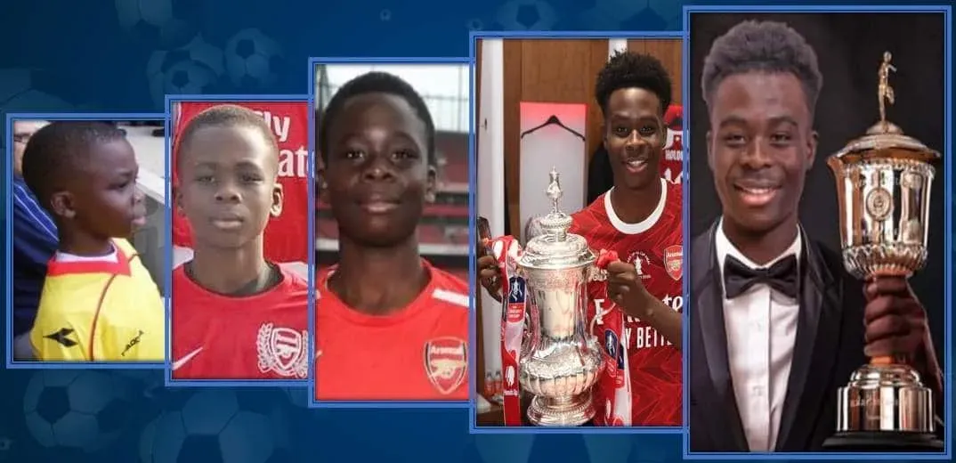 Embark on the inspiring journey of 'Sakinho': Unveiling the Biography of Bukayo Saka, from his humble beginnings to his meteoric rise.