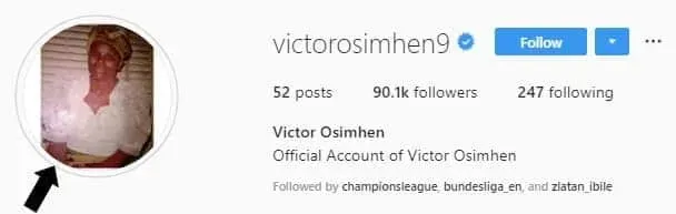 Victor Osimhen's Mother.