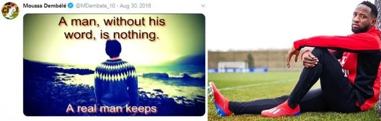 Getting to know Moussa Dembele Personal Life away from Football. Image Credit to Twitter