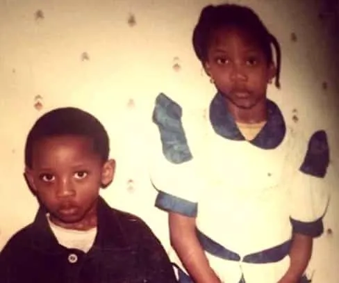 Moussa Dembele grew up alongside his sister Sin. Image Credit- Instagram