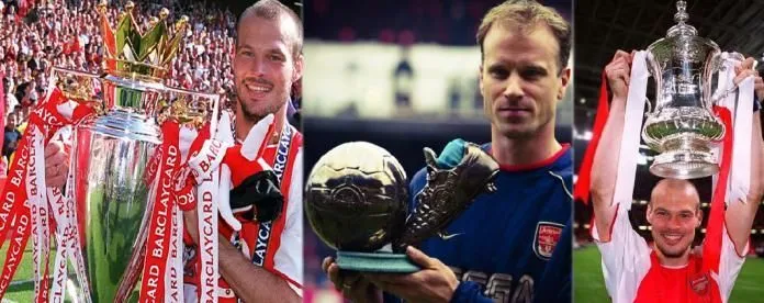 Freddie Ljungberg at the highest peak of his powers with Arsenal. Image Credits: arsenalpics, Arsenal Official and PL25years