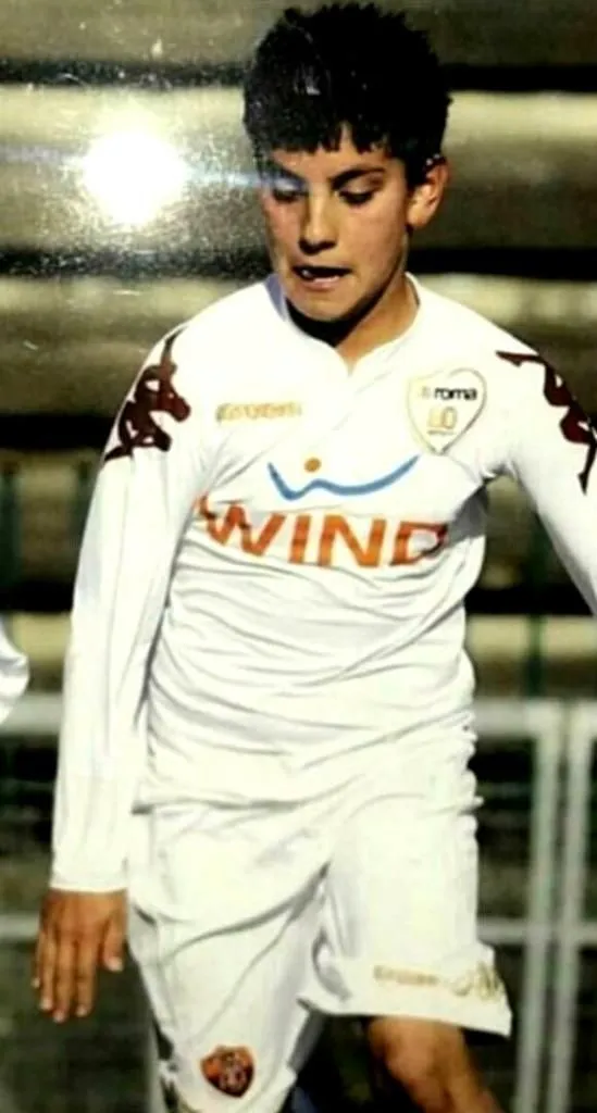 Lorenzo Pellegrini Early Years with AS Roma Academy. Image Credit: Twitter