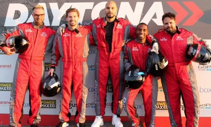 Ricardo Pereira is a motorsport fan who has featured for the daytona motorsport event. Image Credit: Twitter