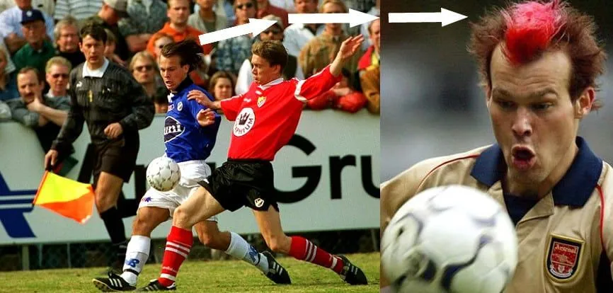 Ljungberg was the best in his homeland (Sweden) before he became colourful in Arsenal shirts.