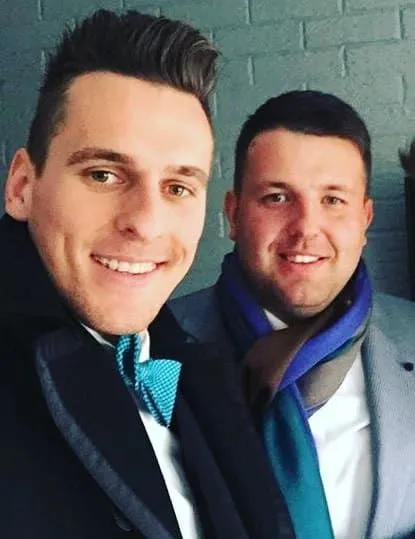 A rare photo of Arkadiusz Milik with his older brother Lukasz Milik. Image Credit: Instagram.