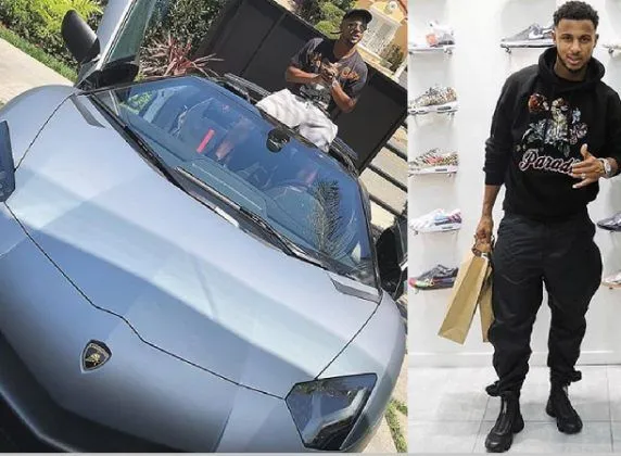 Lys Mousset is gifted with the means to live life lavishly and this can be seen in his car and dress sense. Image Credit: Instagram