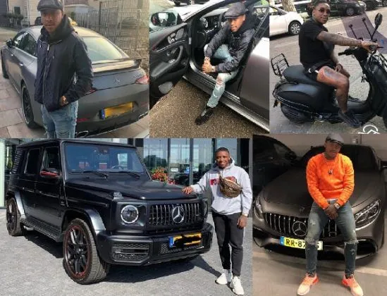 Steven Bergwijn's Lifestyle- His love for cars and bikes is out of this world. Credit: Picuki