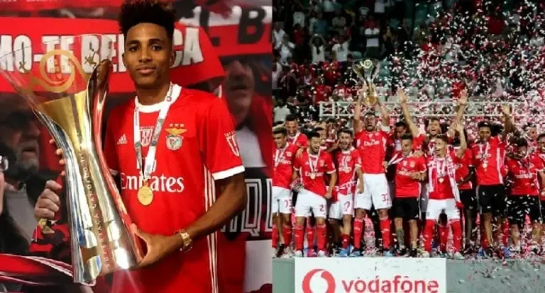 The 2018&ndash;19 season made Gedson Fernandes famous as he helped his club win the Primeira Liga. Credits: Instagram