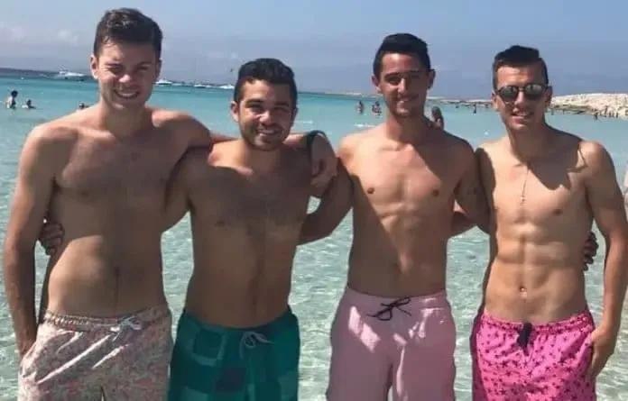 A good time with friends means a lot to the midfielder.