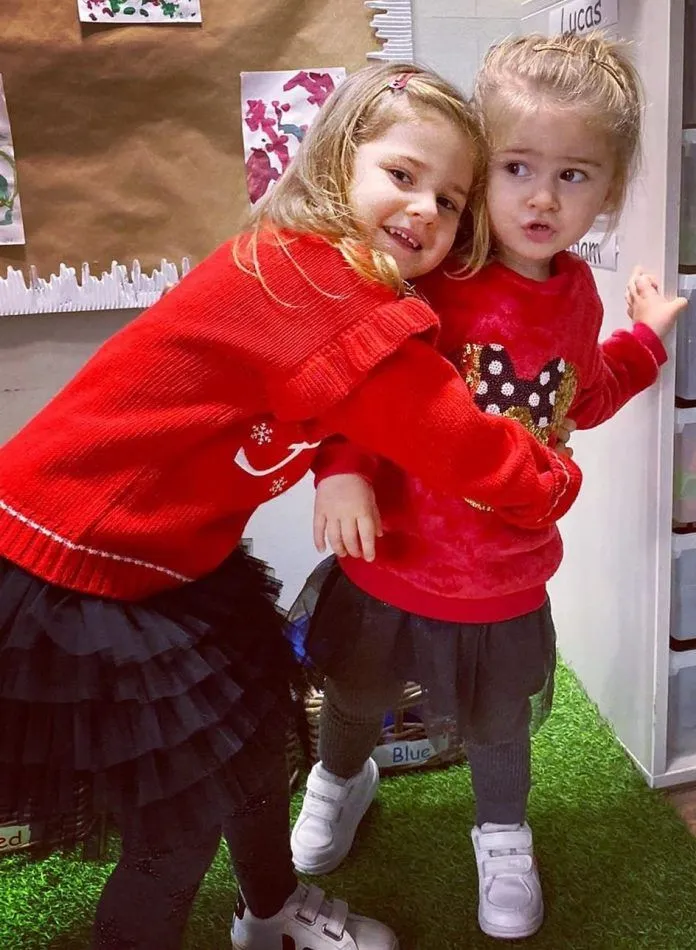 Meet Josip Ilicic's daugthers Sofia and Victoria. Image Credit: Instagram.