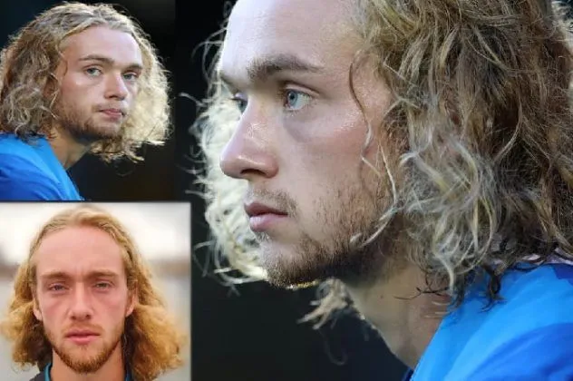 The reason behind Tom Davies' Hair. Credit: SB-Nation, Zimbo and EvertonFC