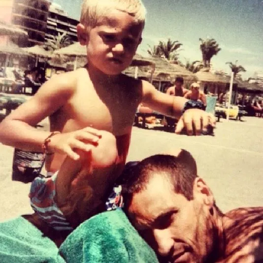Paco Llorente established a strong connection with his son at an early age. All he wanted was to see his son continue to live the family dreams. Credit: Instagram