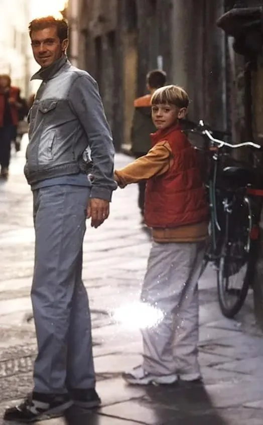 Have you seen this old childhood photo of Daniele Rugani with his father Ubaldo?