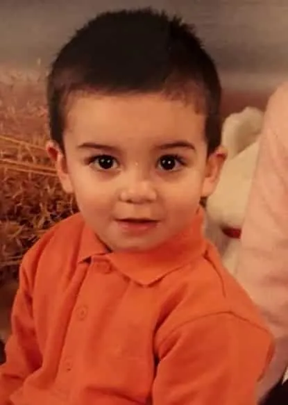 One of the earliest known childhood photo of Ferran Torres. Image Credit: Instagram.