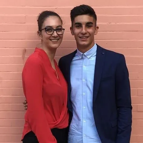 Ferran Torres with his lovely older sister Arantxa. Image Credit: Instagram.